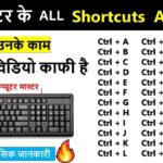 A to Z Computer Shortcuts Keys